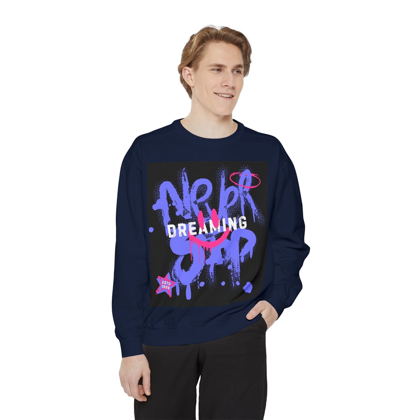 Printify Unisex Garment-Dyed Sweatshirt for Trendsetters - Nayak Designs