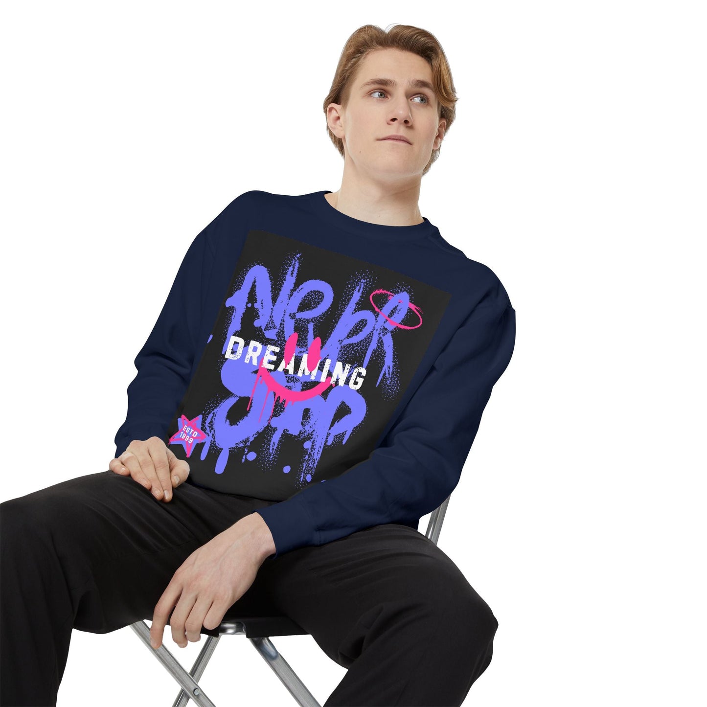 Printify Unisex Garment-Dyed Sweatshirt for Trendsetters - Nayak Designs