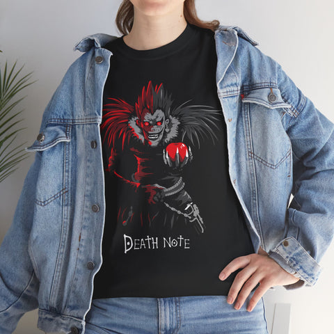 Death Note Unisex Heavy Cotton Tee - Edgy Graphic Tee for Anime Fans - Nayak Designs