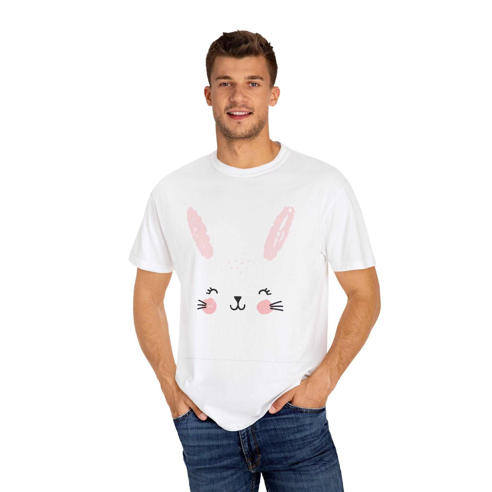 Printify Comfortable Trendy T-Shirt with Bunny Design - Nayak Designs