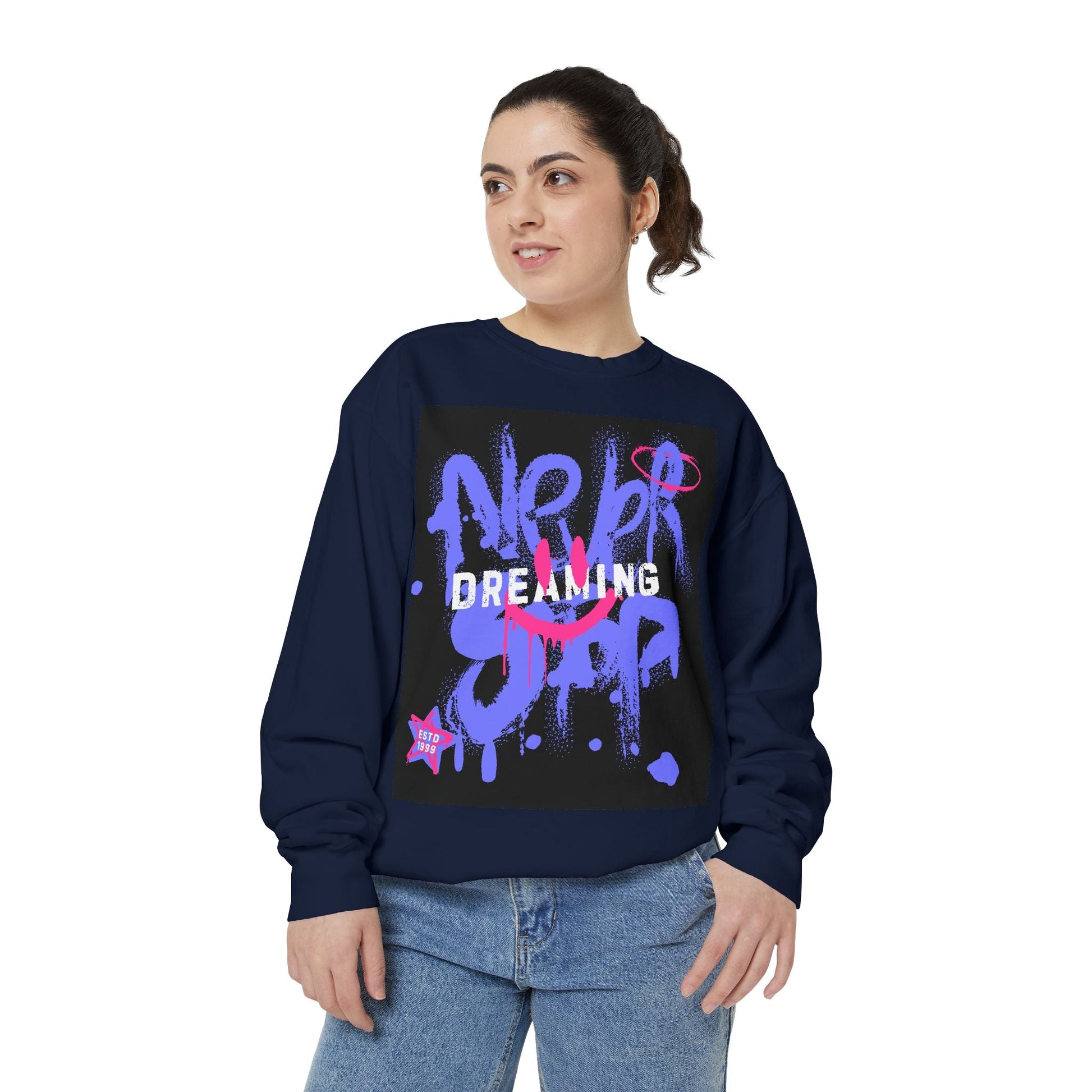 Printify Unisex Garment-Dyed Sweatshirt for Trendsetters - Nayak Designs