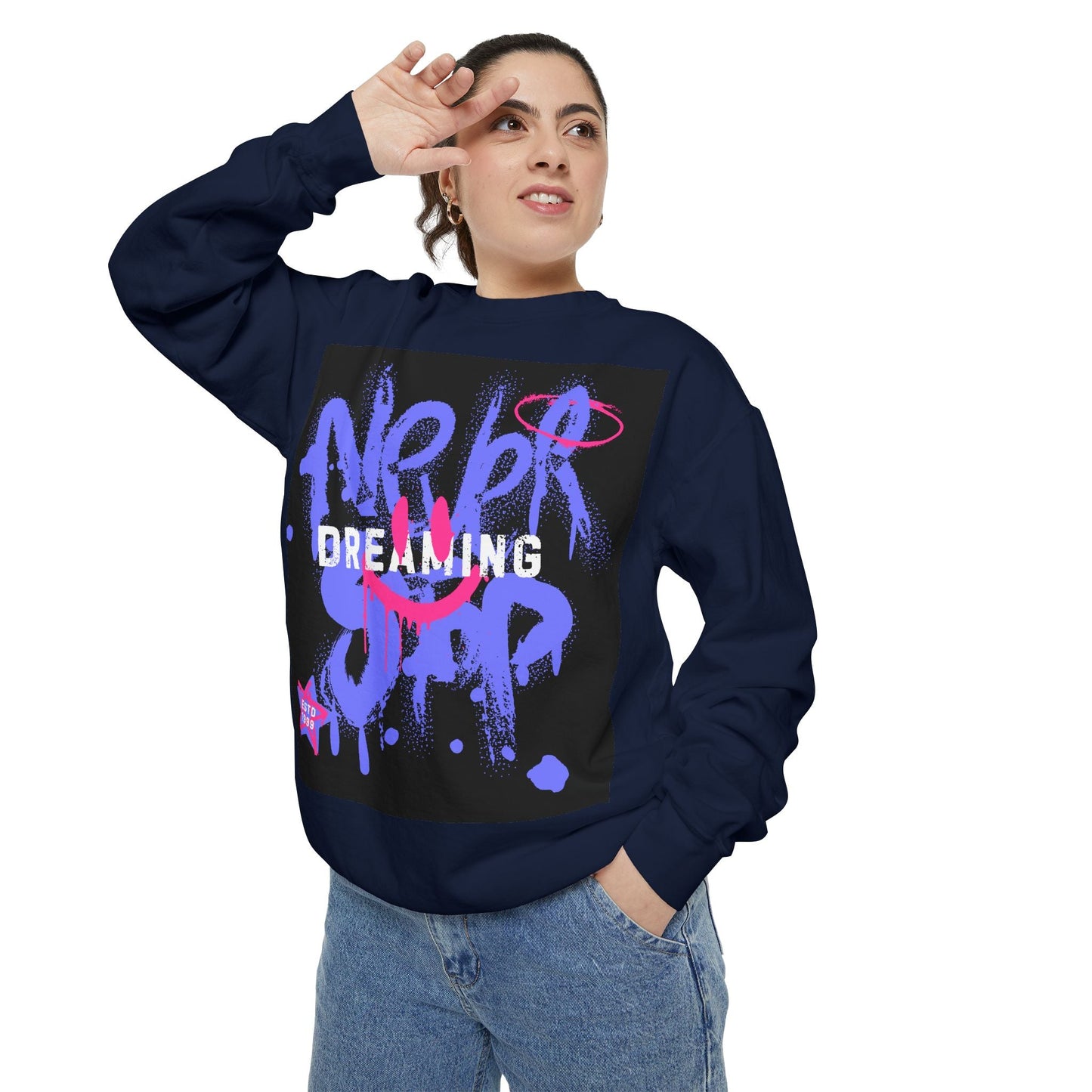 Printify Unisex Garment-Dyed Sweatshirt for Trendsetters - Nayak Designs